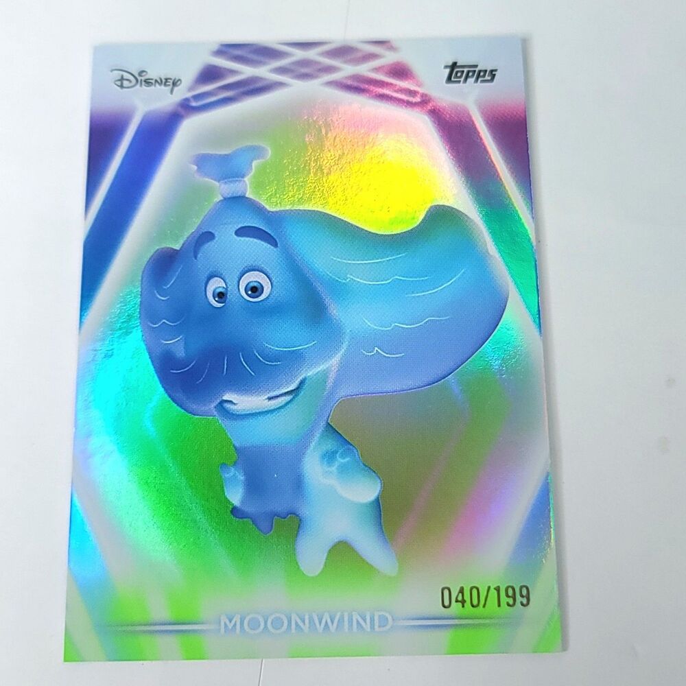 Moonwind Topps 2026 Disney Neon Holo Parallel Refractor Limited 040/199